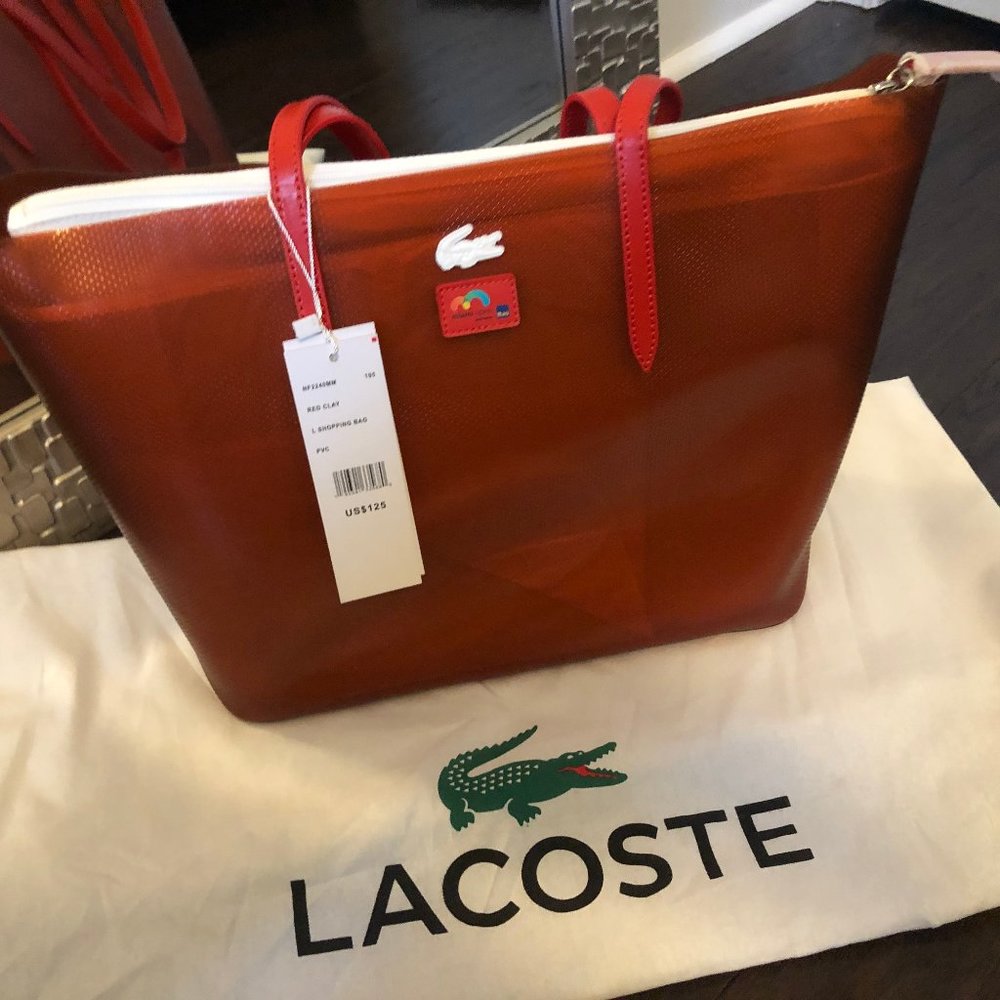 Lacoste Red Tote